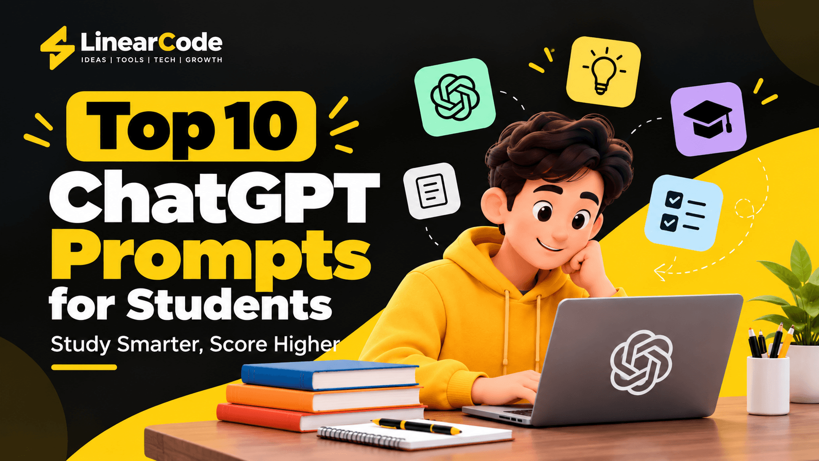 Top 10 powerful ChatGPT prompts for students to study smarter and prepare for exams