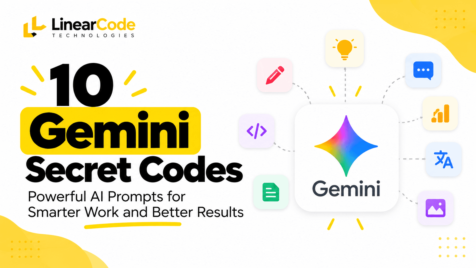 10 Gemini secret codes and AI prompt shortcuts for creative writing, problem-solving, research, learning, and productivity.