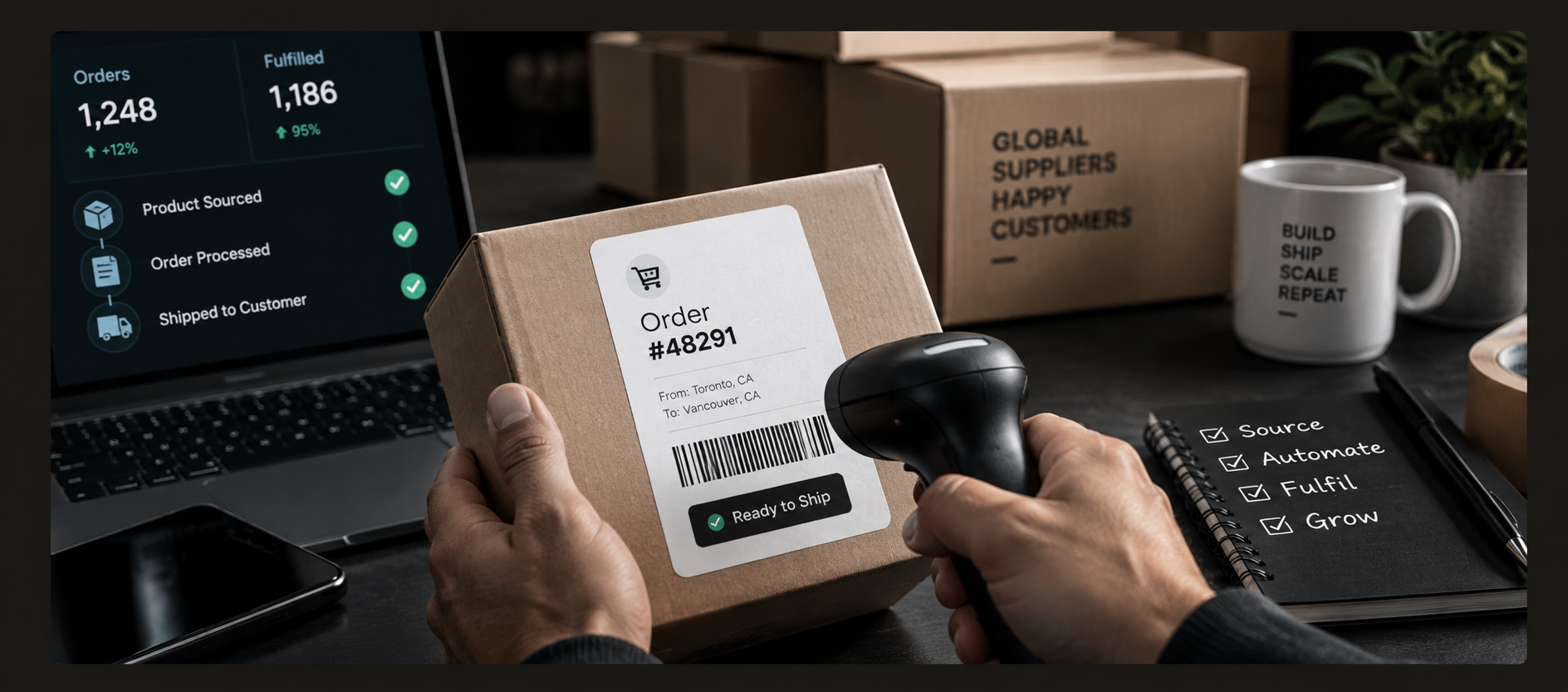 Smart dropshipping operations platform